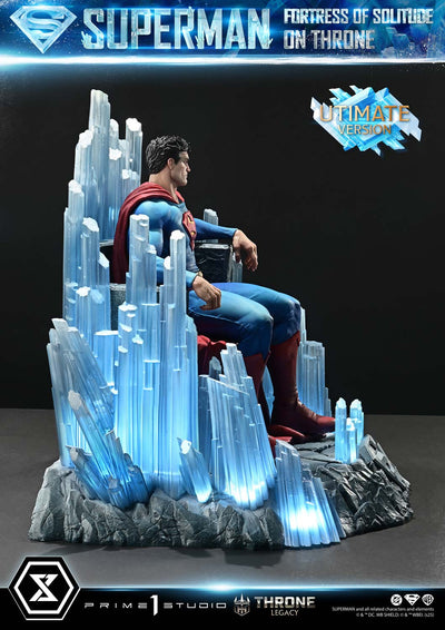 Superman Fortress of Solitude on Throne (Ultimate) 1/4 Scale Statue