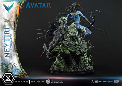 Avatar - Neytiri & Thanator (Deluxe) 1/4 Scale Statue