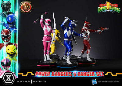 Mighty Morphin Power Rangers (Deluxe) 5-Ranger 1/4 Scale Statue Set