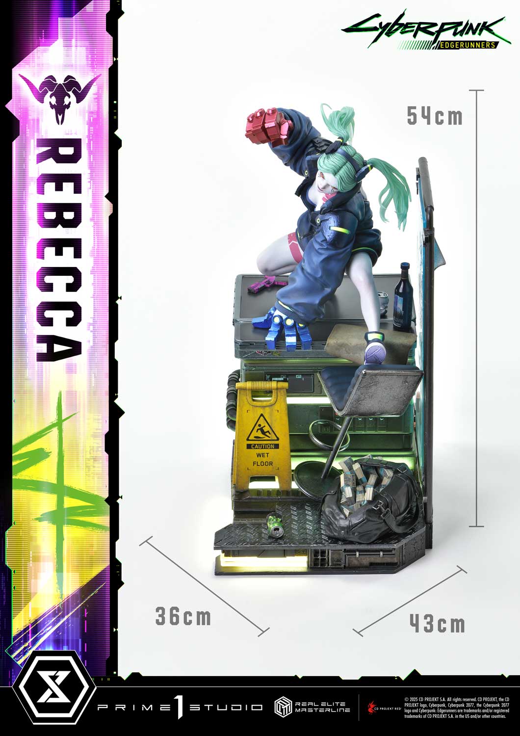 Cyberpunk: Edgerunners Real Elite Masterline Series Statue 1/4 Rebecca Deluxe Bonus Version 54 cm Cyberpunk: Edgerunners Real Elite Masterline Series Statue 1/4 Rebecca Deluxe Bonus Version 54 cm