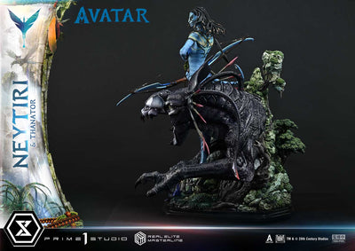Avatar - Neytiri & Thanator (Deluxe) 1/4 Scale Statue