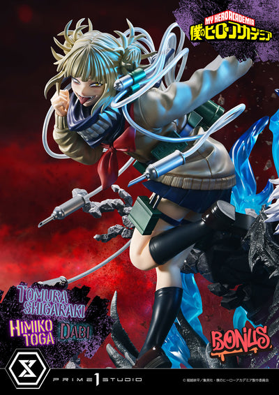 My Hero Academia - Tomura Shigaraki, Dabi, and Himiko Toga (Deluxe Bonus) 1/4 Scale Statue