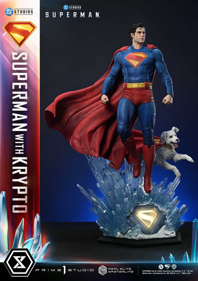 Superman (2025) - Superman with Krypto (Bonus) 1/3 Scale Statue