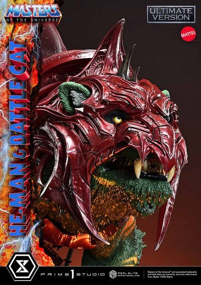 Masters Of The Universe: He-Man & Battle Cat Ultimate Bonus Version 1/4 Scale Statue
