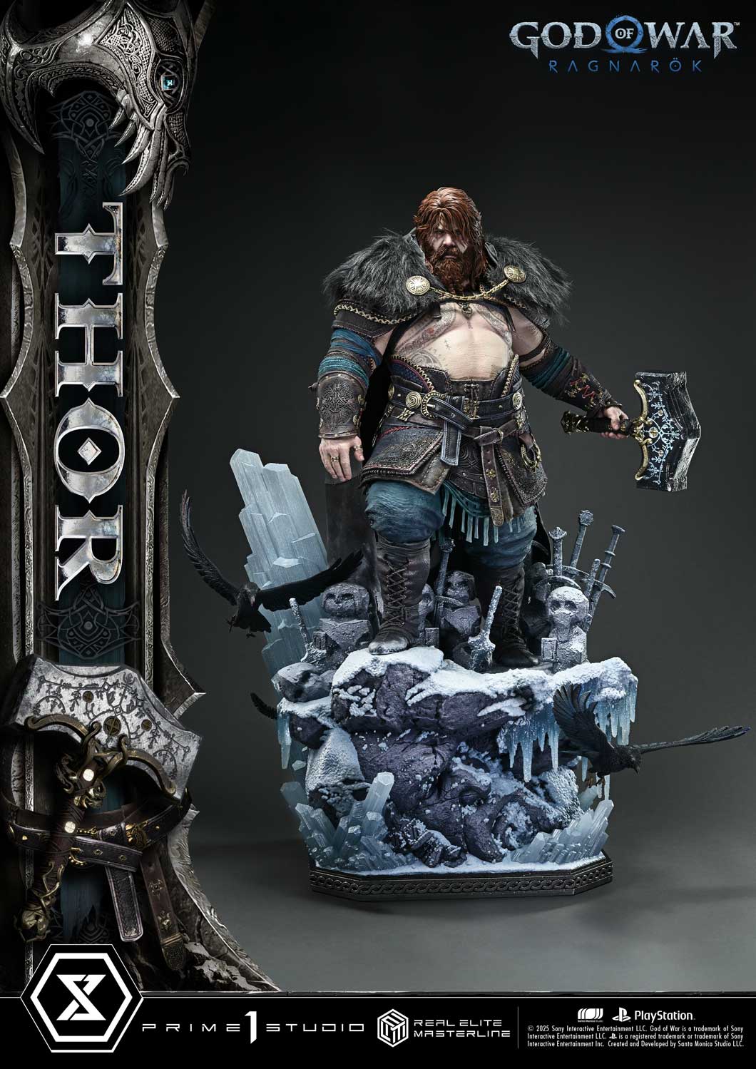 God of War: Ragnarok Thor (Deluxe Bonus) 1/3 Scale Statue Spec