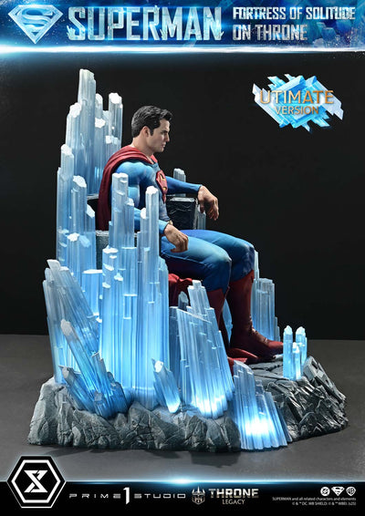 Superman Fortress of Solitude on Throne (Ultimate) 1/4 Scale Statue
