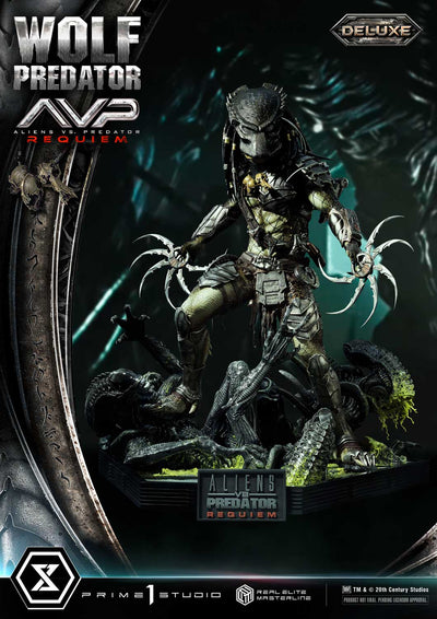 Aliens vs. Predator: Requiem - Wolf Predator (DX BONUS) 1/3 Scale Statue