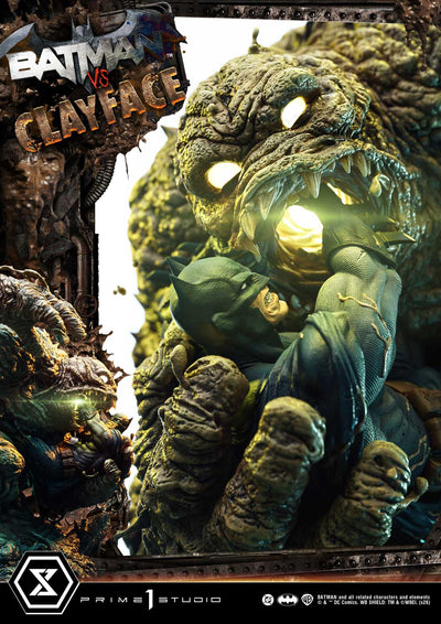 Batman vs. Clayface (Deluxe) 1/4 Scale Statue