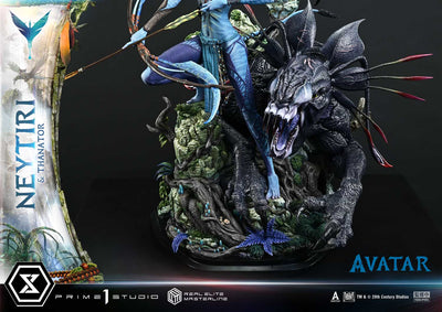 Avatar - Neytiri & Thanator (Deluxe) 1/4 Scale Statue