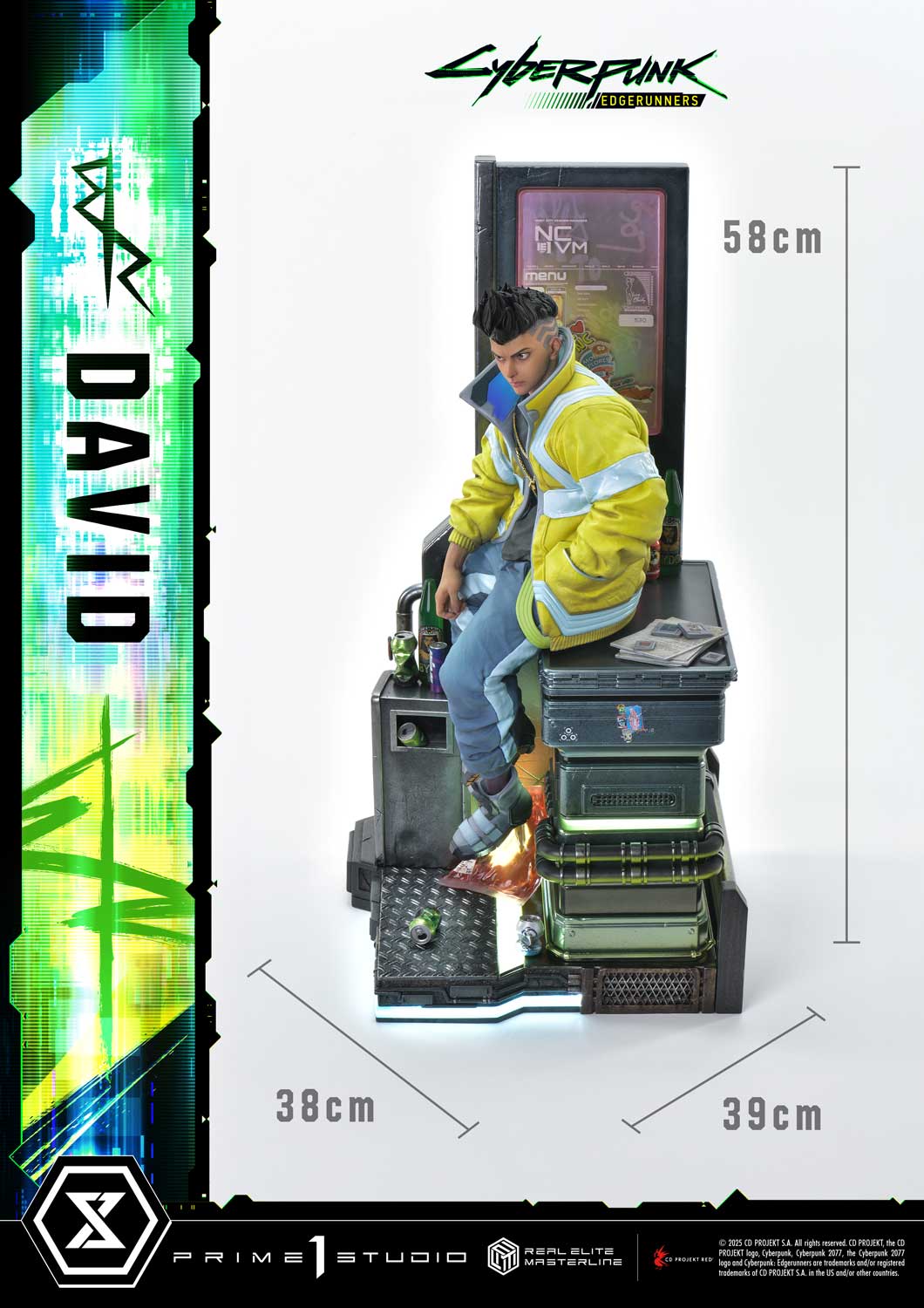 若者の大愛商品 Cyberpunk: Scale 1/4 (Regular) Martinez David - Edgerunners ピンズ・ピンバッジ・缶バッジ
