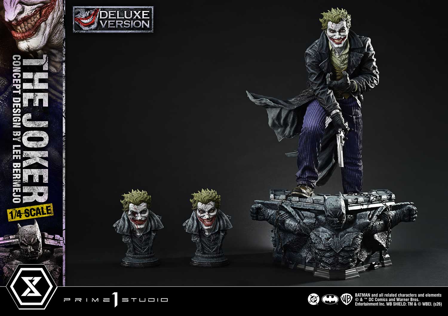 The Joker (by Lee Bermejo - Deluxe Bonus) 1/4 Scale Statue - Spec