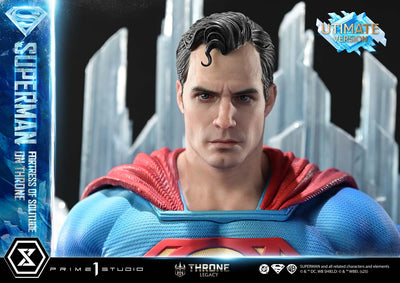 Superman Fortress of Solitude on Throne (Ultimate) 1/4 Scale Statue