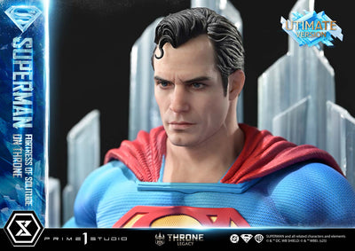 Superman Fortress of Solitude on Throne (Ultimate) 1/4 Scale Statue