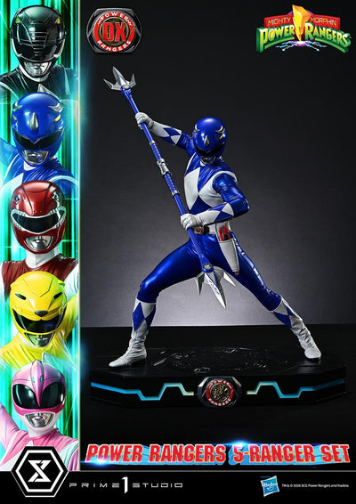 Mighty Morphin Power Rangers (Deluxe Bonus) 5-Ranger 1/4 Scale Statue Set
