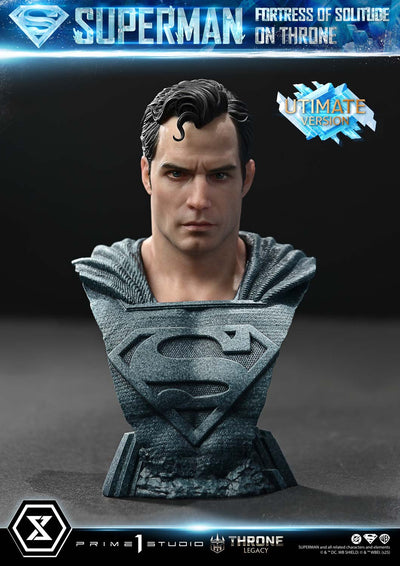 Superman Fortress of Solitude on Throne (Ultimate) 1/4 Scale Statue