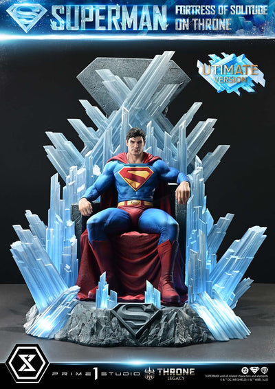 Superman Fortress of Solitude on Throne (Ultimate) 1/4 Scale Statue