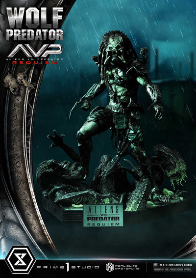 Aliens vs. Predator: Requiem - Wolf Predator (DX BONUS) 1/3 Scale Statue