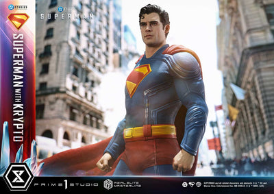 Superman (2025) - Superman with Krypto (Bonus) 1/3 Scale Statue