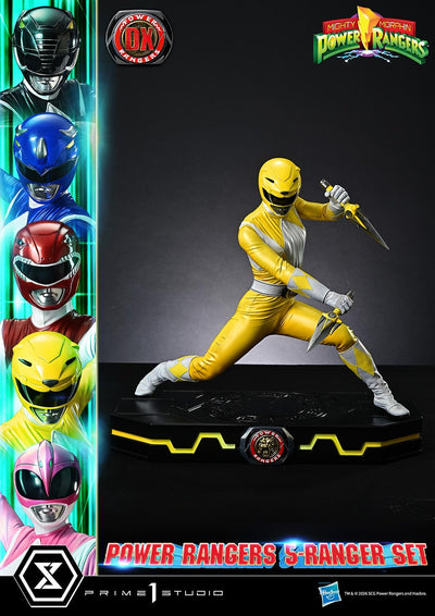 Mighty Morphin Power Rangers (Deluxe) 5-Ranger 1/4 Scale Statue Set
