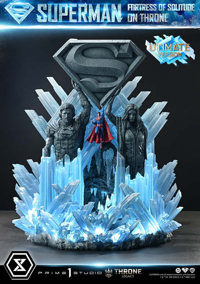 Superman Fortress of Solitude on Throne (Ultimate) 1/4 Scale Statue