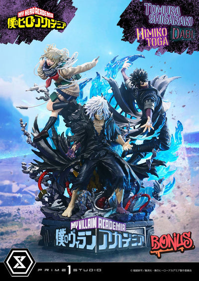 My Hero Academia - Tomura Shigaraki, Dabi, and Himiko Toga (Deluxe Bonus) 1/4 Scale Statue