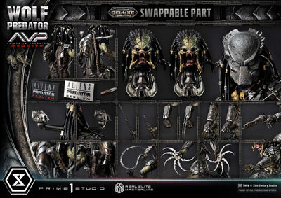 Aliens vs. Predator: Requiem - Wolf Predator (DX BONUS) 1/3 Scale Statue