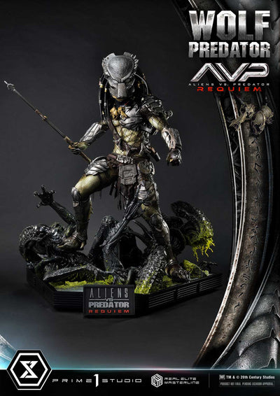 Aliens vs. Predator: Requiem - Wolf Predator (DX BONUS) 1/3 Scale Statue