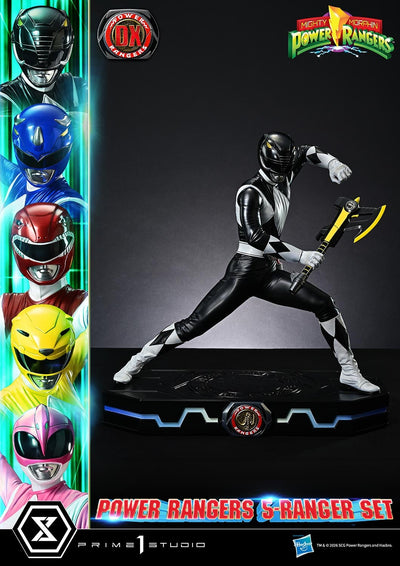 Mighty Morphin Power Rangers (Deluxe Bonus) 5-Ranger 1/4 Scale Statue Set