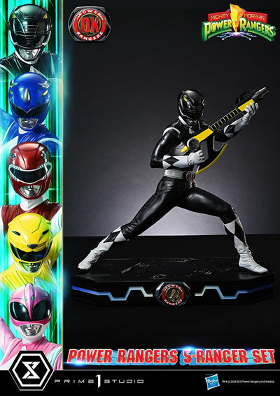 Mighty Morphin Power Rangers (Deluxe Bonus) 5-Ranger 1/4 Scale Statue Set