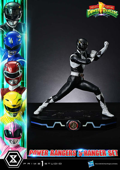 Mighty Morphin Power Rangers (Deluxe Bonus) 5-Ranger 1/4 Scale Statue Set