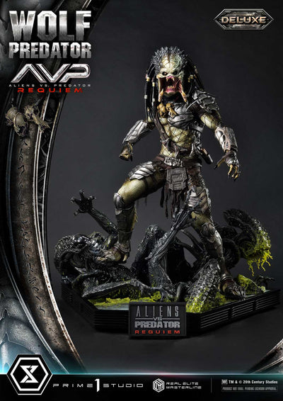 Aliens vs. Predator: Requiem - Wolf Predator (DX BONUS) 1/3 Scale Statue