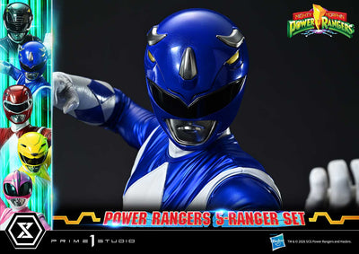 Mighty Morphin Power Rangers (Deluxe) 5-Ranger 1/4 Scale Statue Set