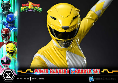 Mighty Morphin Power Rangers (Deluxe Bonus) 5-Ranger 1/4 Scale Statue Set