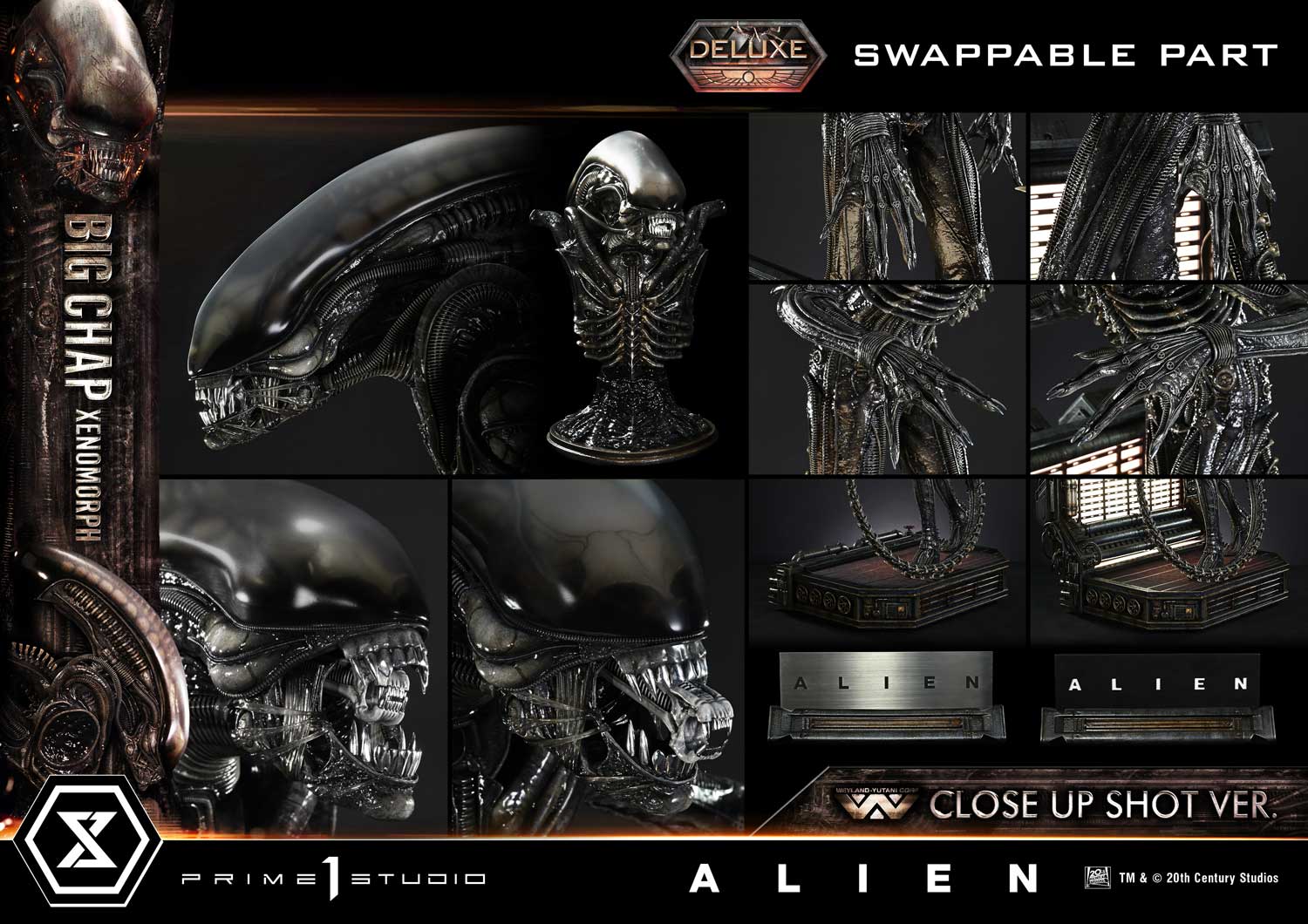 Alien (1979) - Big Chap Xenomorph (Deluxe Bonus) 1/3 Scale Statue