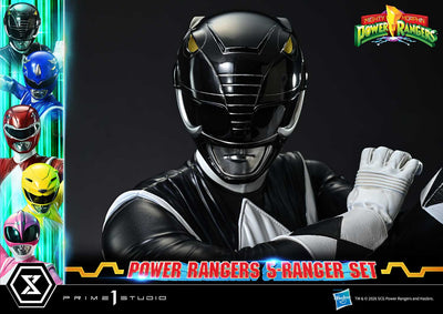 Mighty Morphin Power Rangers (Deluxe) 5-Ranger 1/4 Scale Statue Set