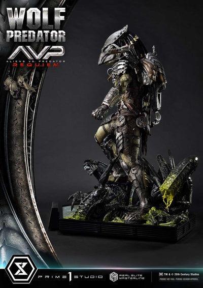 Aliens vs. Predator: Requiem - Wolf Predator (DX BONUS) 1/3 Scale Statue