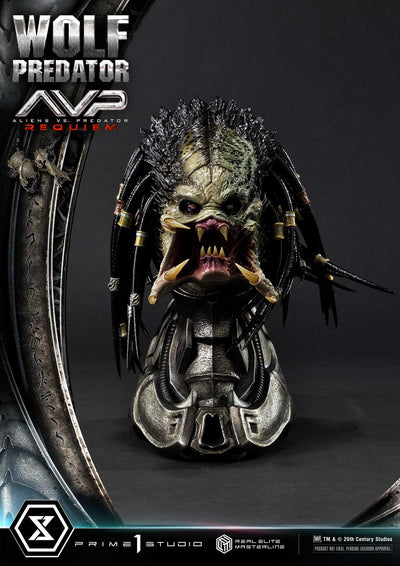 Aliens vs. Predator: Requiem - Wolf Predator (DX BONUS) 1/3 Scale Statue