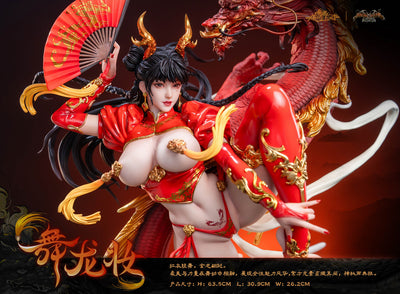 AmerFort Dark Dynasty Series - Dragon Dance 1/4 Scale Statue