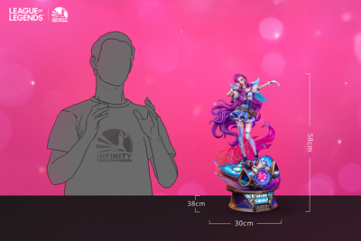 League of Legends - The Starry-Eyed Songstress Seraphine 1/4 Scale Statue