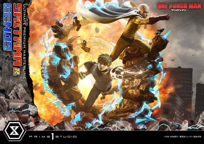 One Punch Man - Saitama & Genos (Regular) 1/4 Scale Statue