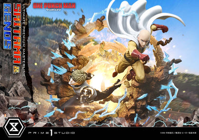 One Punch Man - Saitama & Genos (Regular) 1/4 Scale Statue