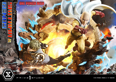 One Punch Man - Saitama & Genos (Regular) 1/4 Scale Statue
