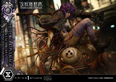 Ghost in the Shell: SAC - Motoko Kusanagi & Tachikoma by Entei Ryu (Color - Regular) 1/4 Scale Statue