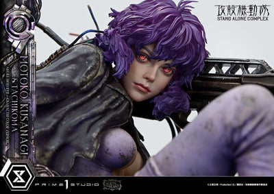 Ghost in the Shell: SAC - Motoko Kusanagi & Tachikoma by Entei Ryu (Color - Regular) 1/4 Scale Statue