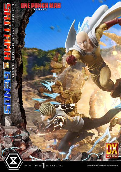 One Punch Man - Saitama & Genos (Deluxe) 1/4 Scale Statue