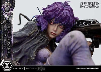 Ghost in the Shell: SAC - Motoko Kusanagi & Tachikoma by Entei Ryu (Color - Regular) 1/4 Scale Statue