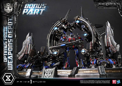 Transformers: Darkside of the Moon - Optimus Prime Weapons Depot (Bonus) Statue