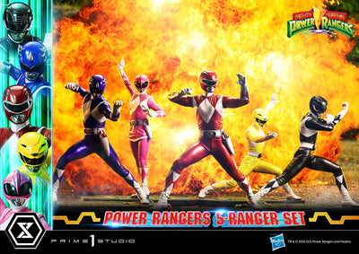 Mighty Morphin Power Rangers (Regular) 5-Ranger 1/4 Scale Statue Set
