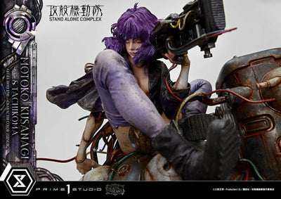 Ghost in the Shell: SAC - Motoko Kusanagi & Tachikoma by Entei Ryu (Color - Regular) 1/4 Scale Statue