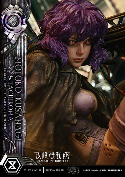 Ghost in the Shell: SAC - Motoko Kusanagi & Tachikoma by Entei Ryu (Color - Regular) 1/4 Scale Statue